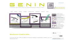 Desktop Screenshot of genin-medical.fr